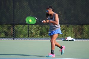 Elizabeth Fauchet, Brentwood, Tennessee plays tennis at Ozaki Cup